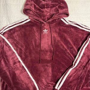 Adidas Hooded Cropped Sweatshirt